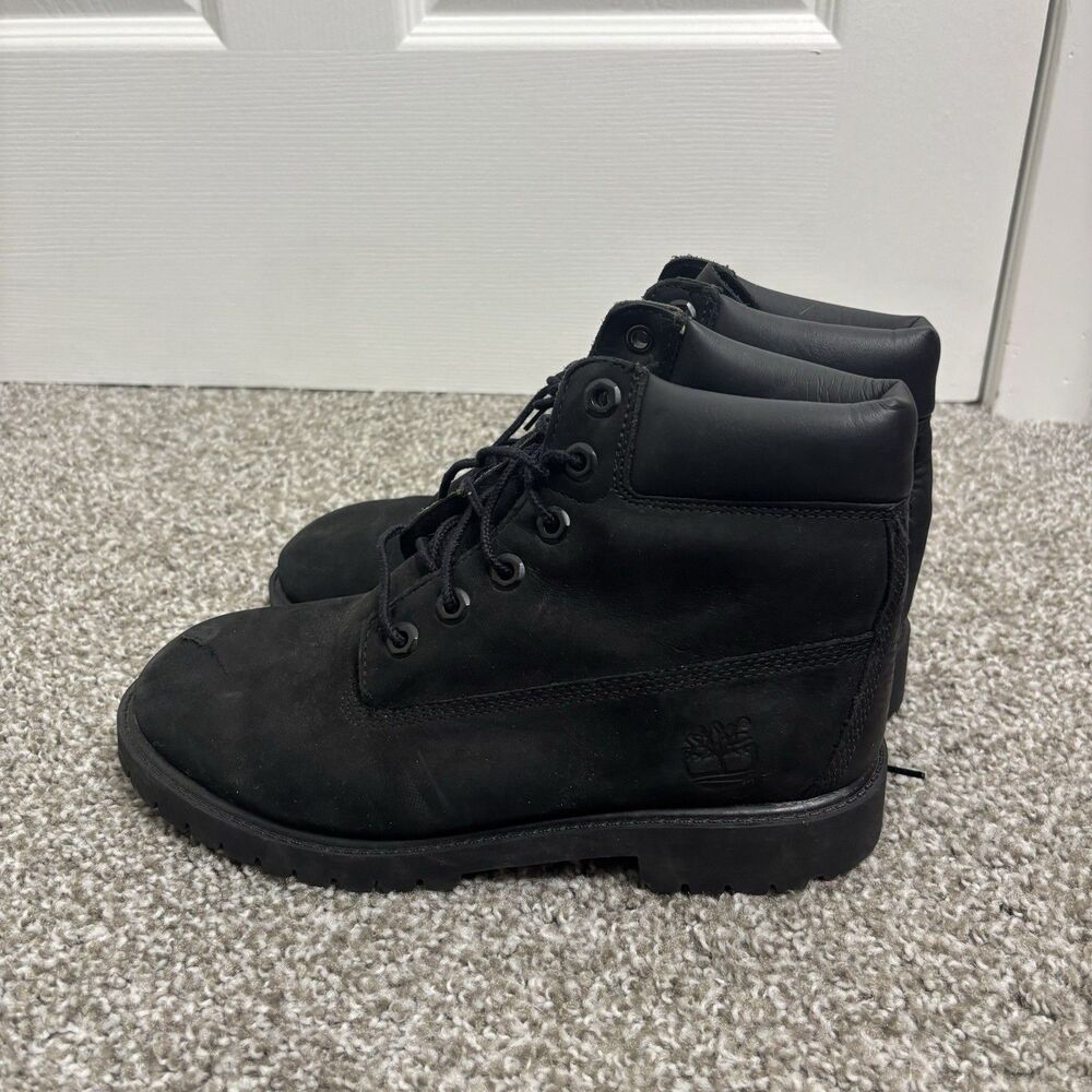 Size 5.5 Women Timberland Boots Black Waterproof Classic